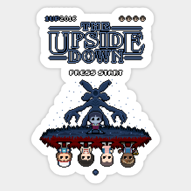 The Upside Down Reversed Sticker by The_Oluk